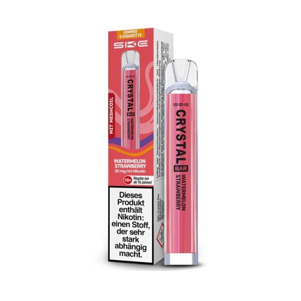 SKE Crystal Bar 600 - Watermelon Strawberry Bubblegum 20mg