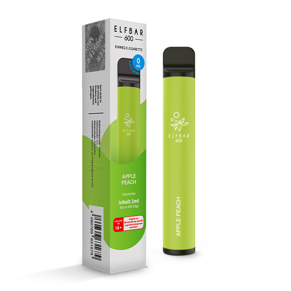 ELFBAR 600 V1 - Apple Peach 0mg