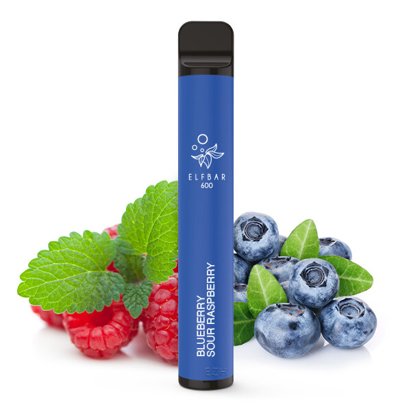 ELFBAR 600 V1 - Blueberry Sour Raspberry 0mg