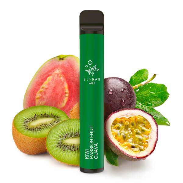 ELFBAR 600 V1 - Kiwi Passion Fruit Guava 0mg – Produktansicht 2