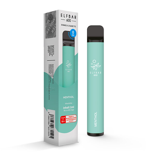ELFBAR 600 V1 - Menthol 0mg