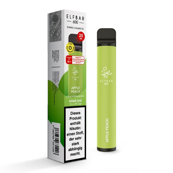 ELFBAR 600 V1 - Apple Peach 20mg