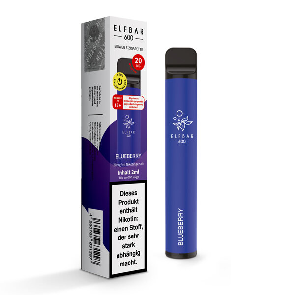 ELFBAR 600 V1 - Blueberry 20mg