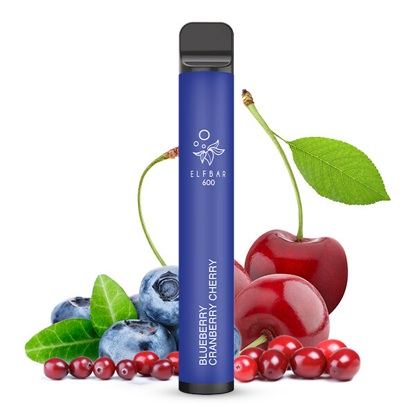 ELFBAR 600 V1 - Blueberry Cranberry Cherry 20mg – Produktansicht 2