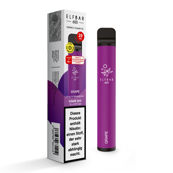 ELFBAR 600 V1 - Grape 20mg