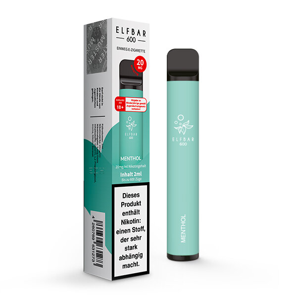 ELFBAR 600 V1 - Menthol 20mg