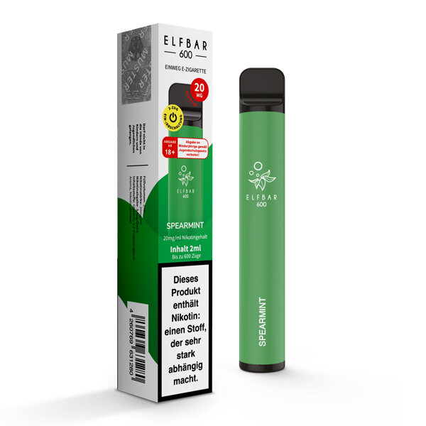 ELFBAR 600 V1 - Spearmint 20mg