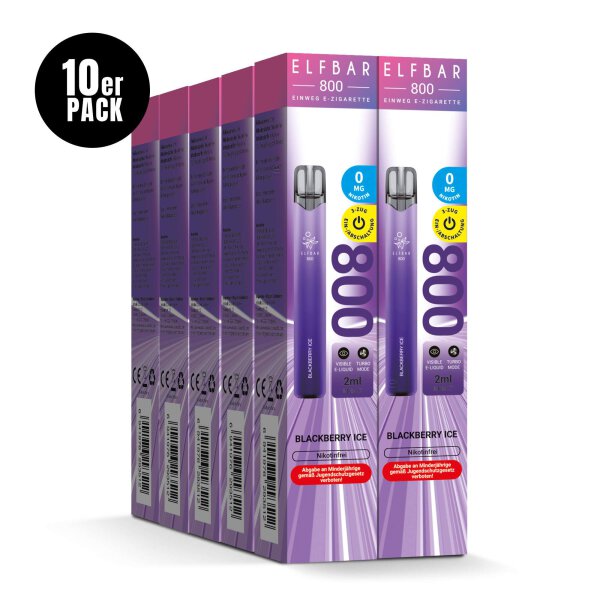 ELFBAR 800 - Blackberry Ice 0mg – Produktansicht 3