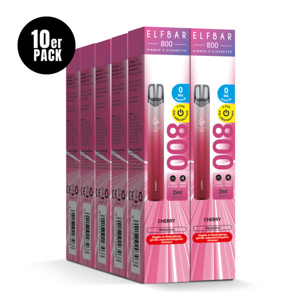 ELFBAR 800 - Cherry 0mg – Produktansicht 3
