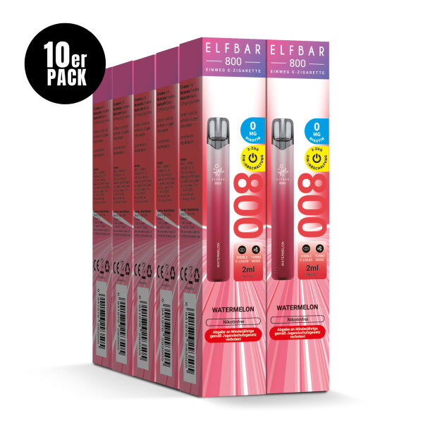 ELFBAR 800 - Watermelon 0mg – Produktansicht 3