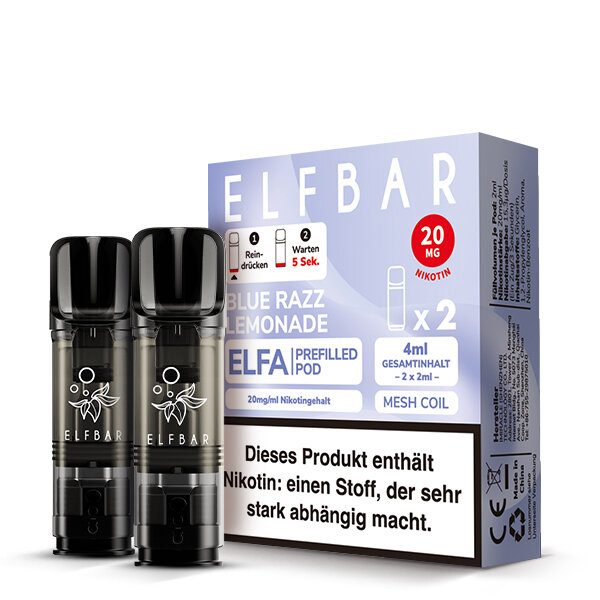 ELFBAR ELFA POD Blue Razz Lemonade 20mg