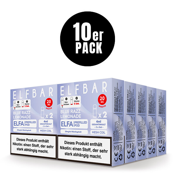 ELFBAR ELFA POD Blue Razz Lemonade 20mg