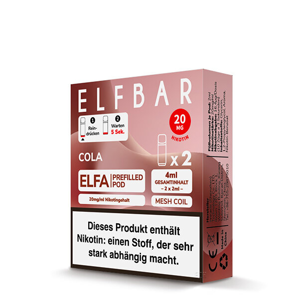 ELFBAR ELFA POD Cola 20mg – Produktansicht 3