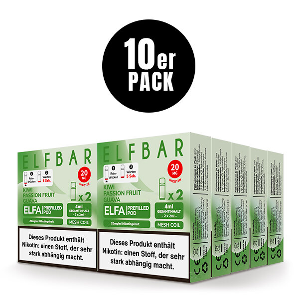 ELFBAR ELFA POD Kiwi Passionsfruit Guava 20mg