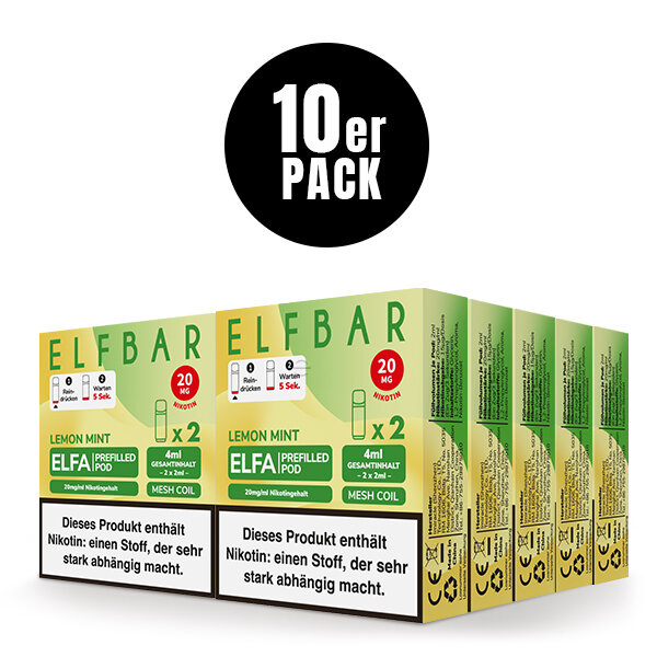 ELFBAR ELFA POD Lemon Mint 20mg