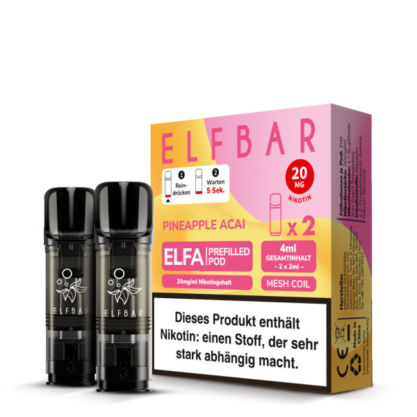 ELFBAR ELFA POD Pineapple Acai 20mg