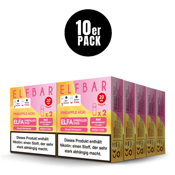 ELFBAR ELFA POD Pineapple Acai 20mg – Produktansicht 3