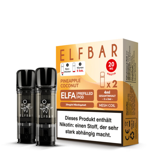 ELFBAR ELFA POD Pineapple Coconut 20mg