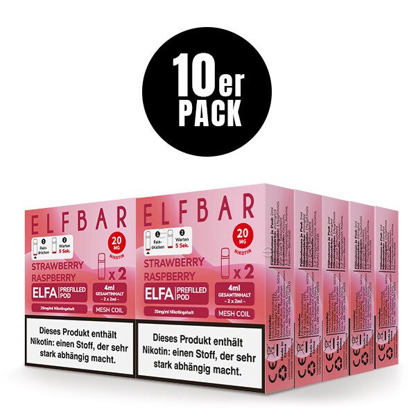 ELFBAR ELFA POD Strawberry Raspberry 20mg