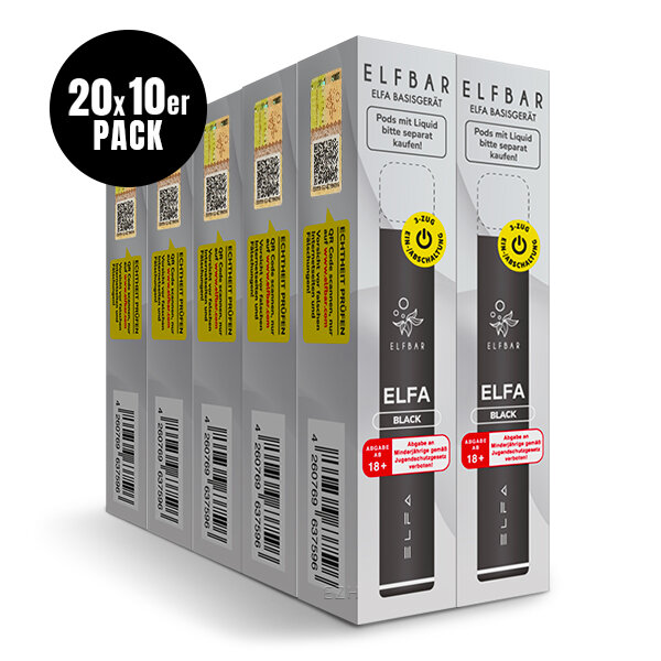 Elfbar ELFA – Akku Black – Produktansicht 3