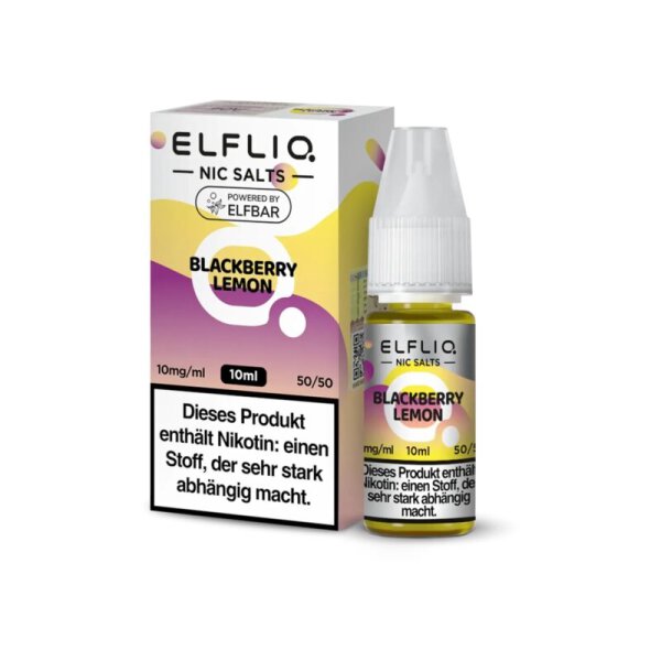 ELFBAR ELFLIQ - Blackberry Lemon 10mg/ml