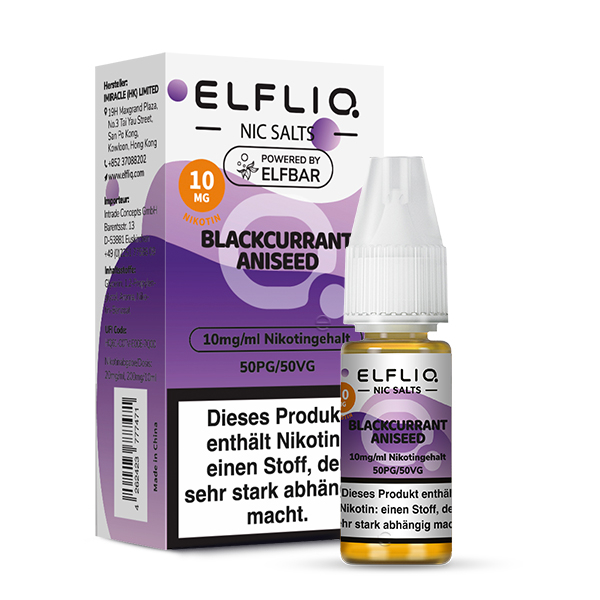 Blackurrant Aniseed 10mg/ml