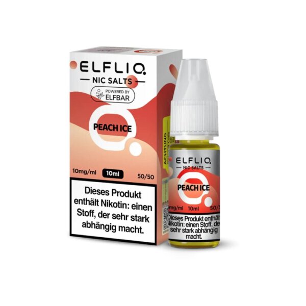 ELFBAR ELFLIQ - Peach Ice 10mg/ml