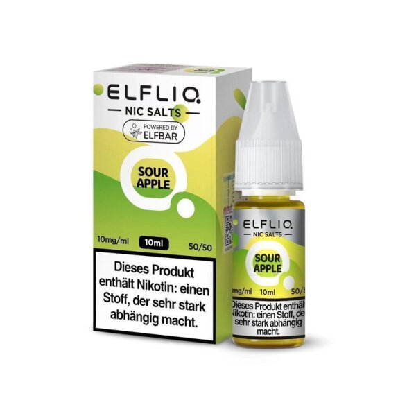 ELFBAR ELFLIQ - Sour Apple 10mg/ml