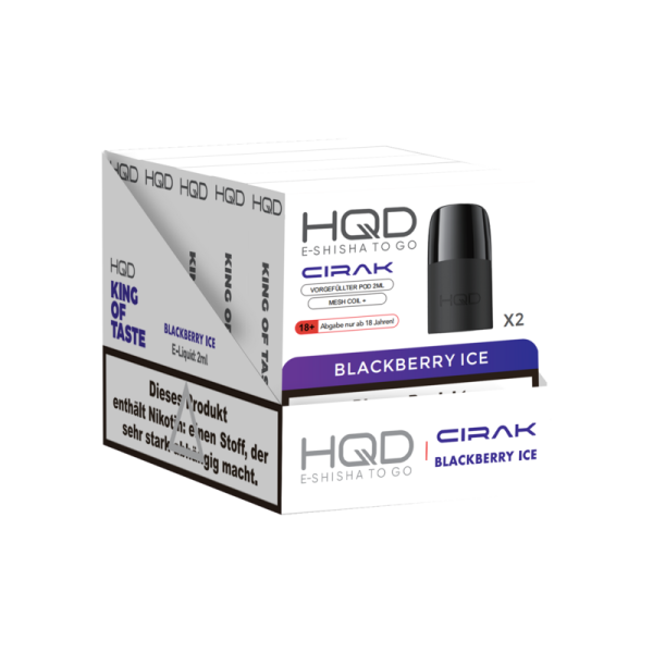 HQD Cirak Pods - BLACKBERRY ICE (18mg/ml)