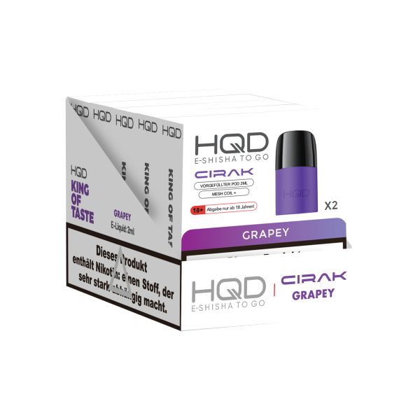 HQD Cirak Pods - GRAPEY (18mg/ml)