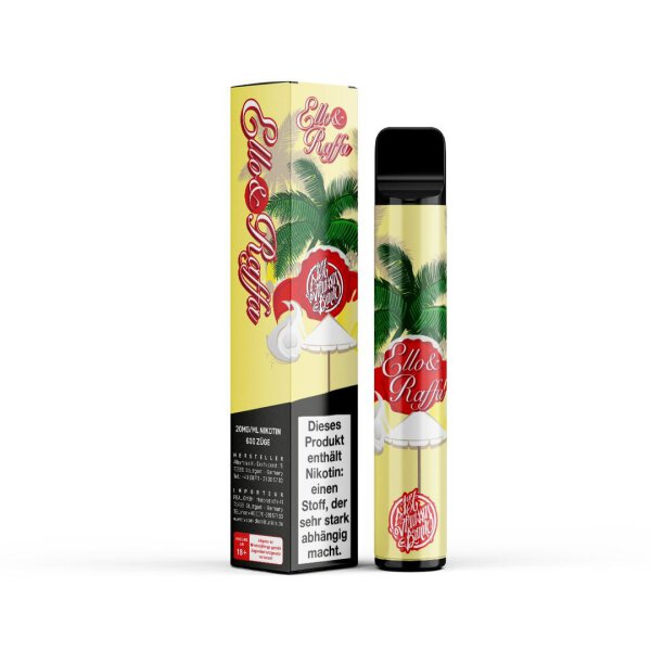 187 Einweg Vape V1 - Ello & Raffa 20mg